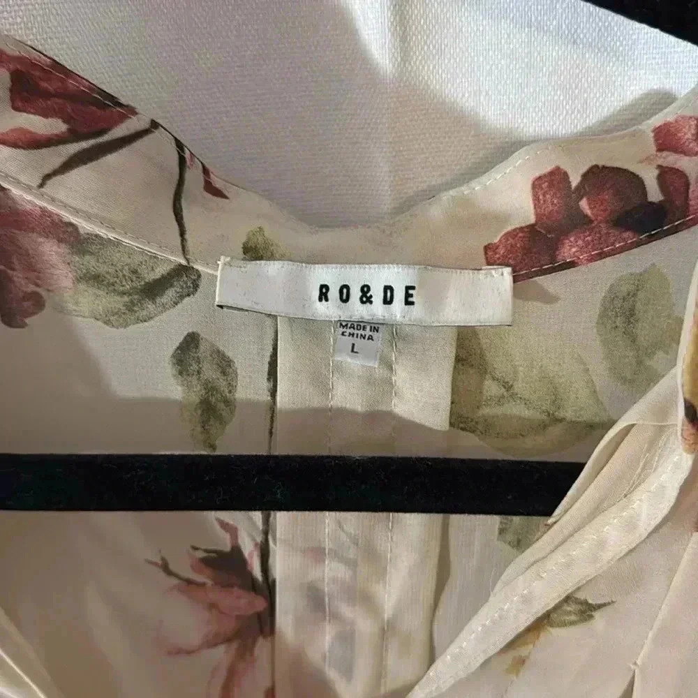 Ro&De Vintage Sheer Floral Tunic - Picture 3 of 9